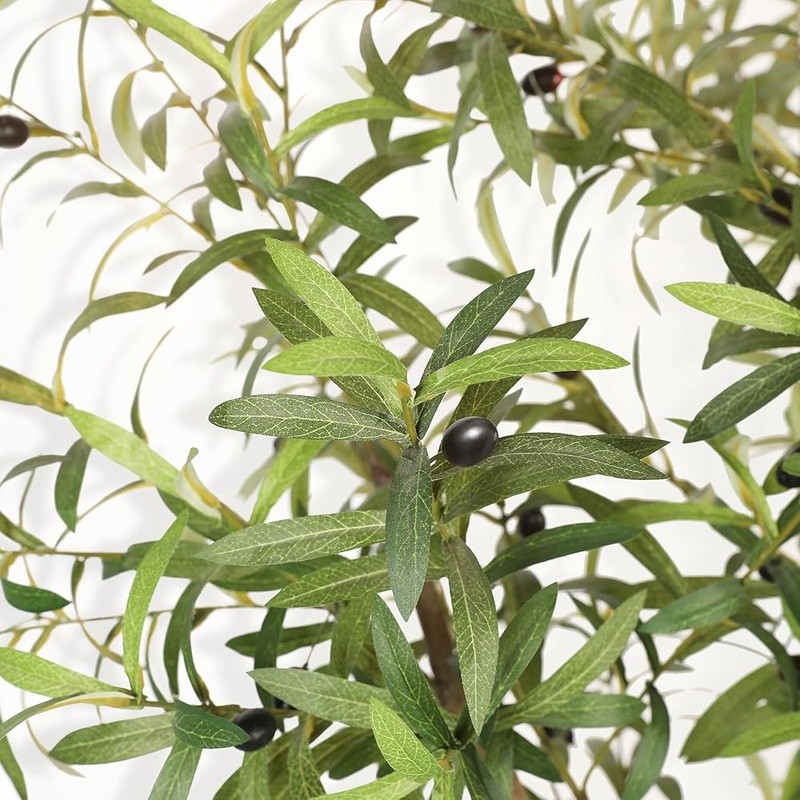 Faux Olive Tree 7ft Realistic Indoor Outdoor Plant Easy Assembly All Seasons New