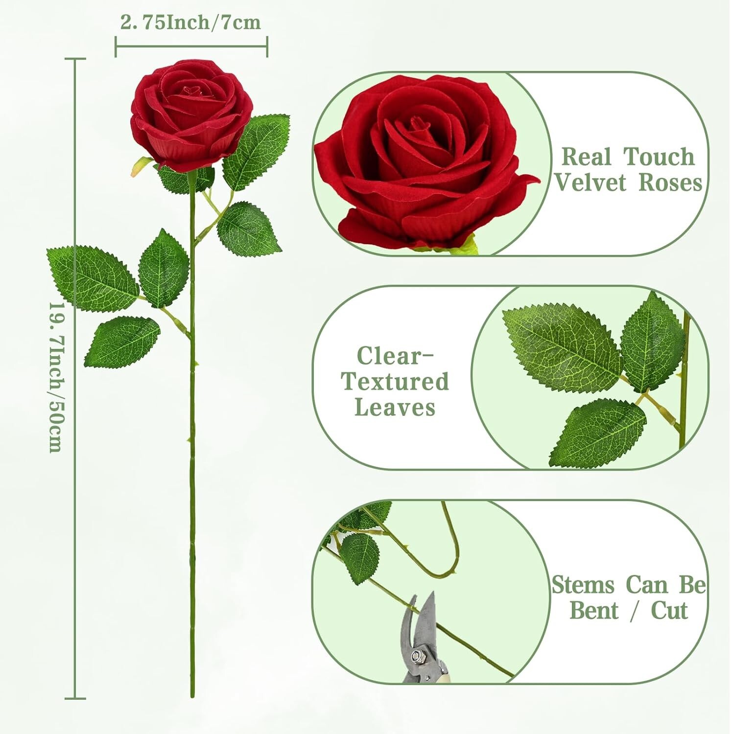 100-Pc Red Velvet Roses with Wrapping Paper – Perfect for Every Occasion