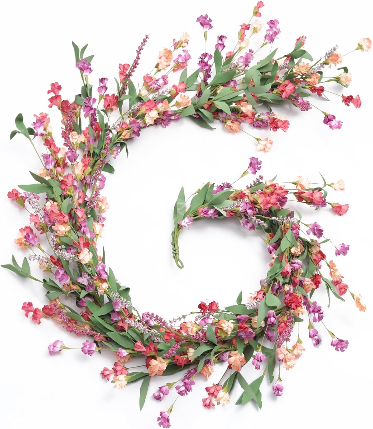 Flower Garland 6Ft Spring/Summer Garland Floral Garlands Mantle All Year Round
