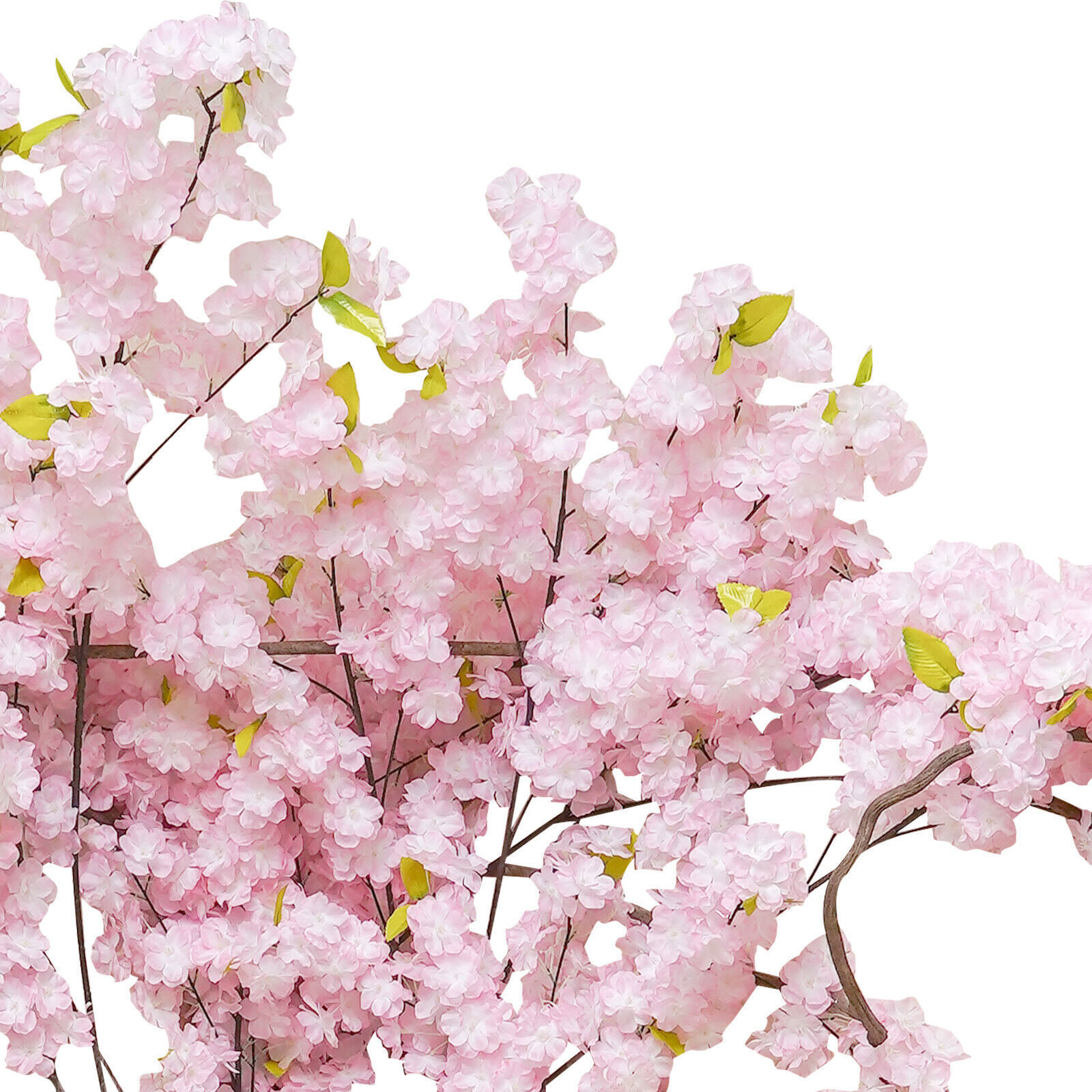 Artificial Cherry Blossom Tree Fake Sakura Tree For Bridal Bouquets Decor US