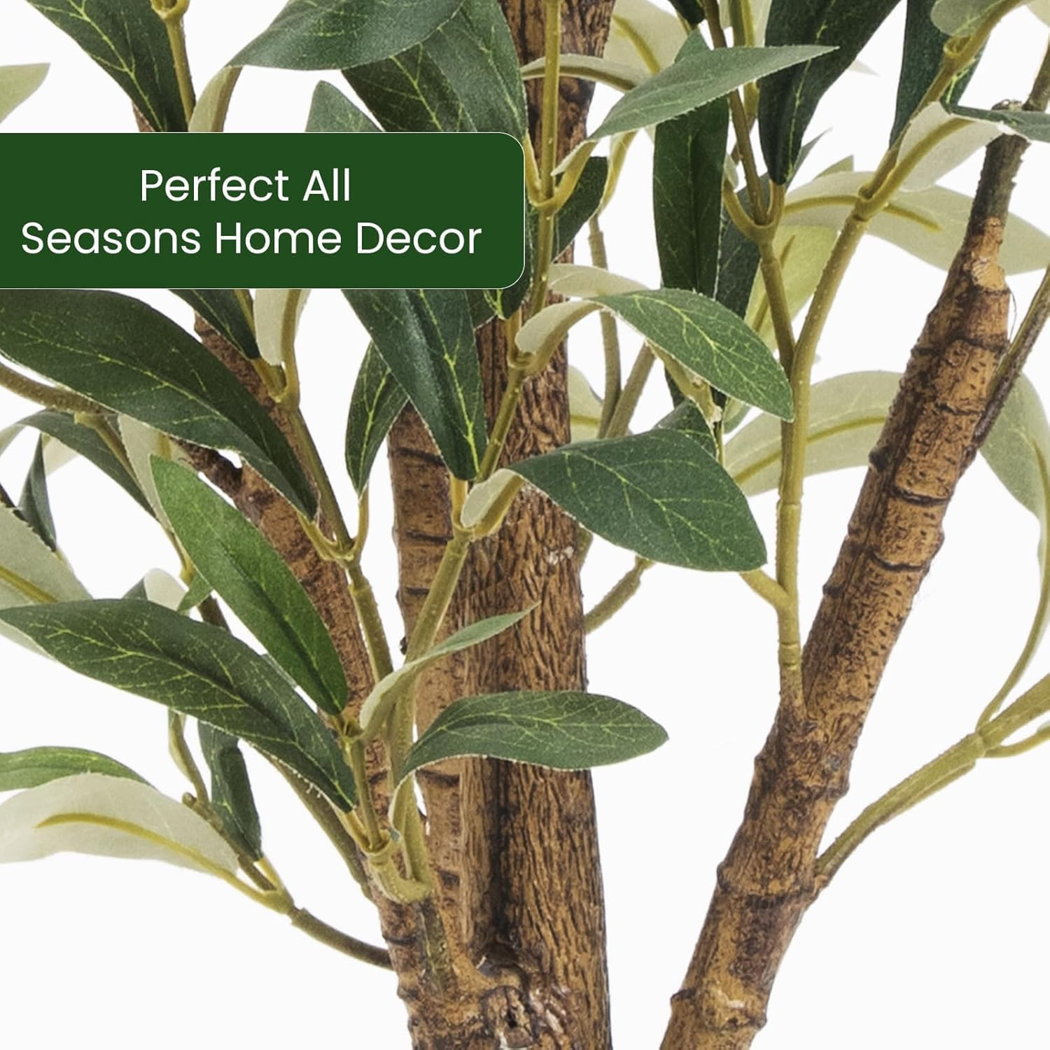 5FT Artificial Olive Tree – Faux Silk Indoor Plant for Home & Office Decor