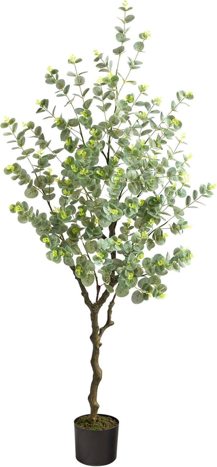 4.5Ft Eucalyptus Artificial Tree – Lifelike Indoor Decor for Any Space