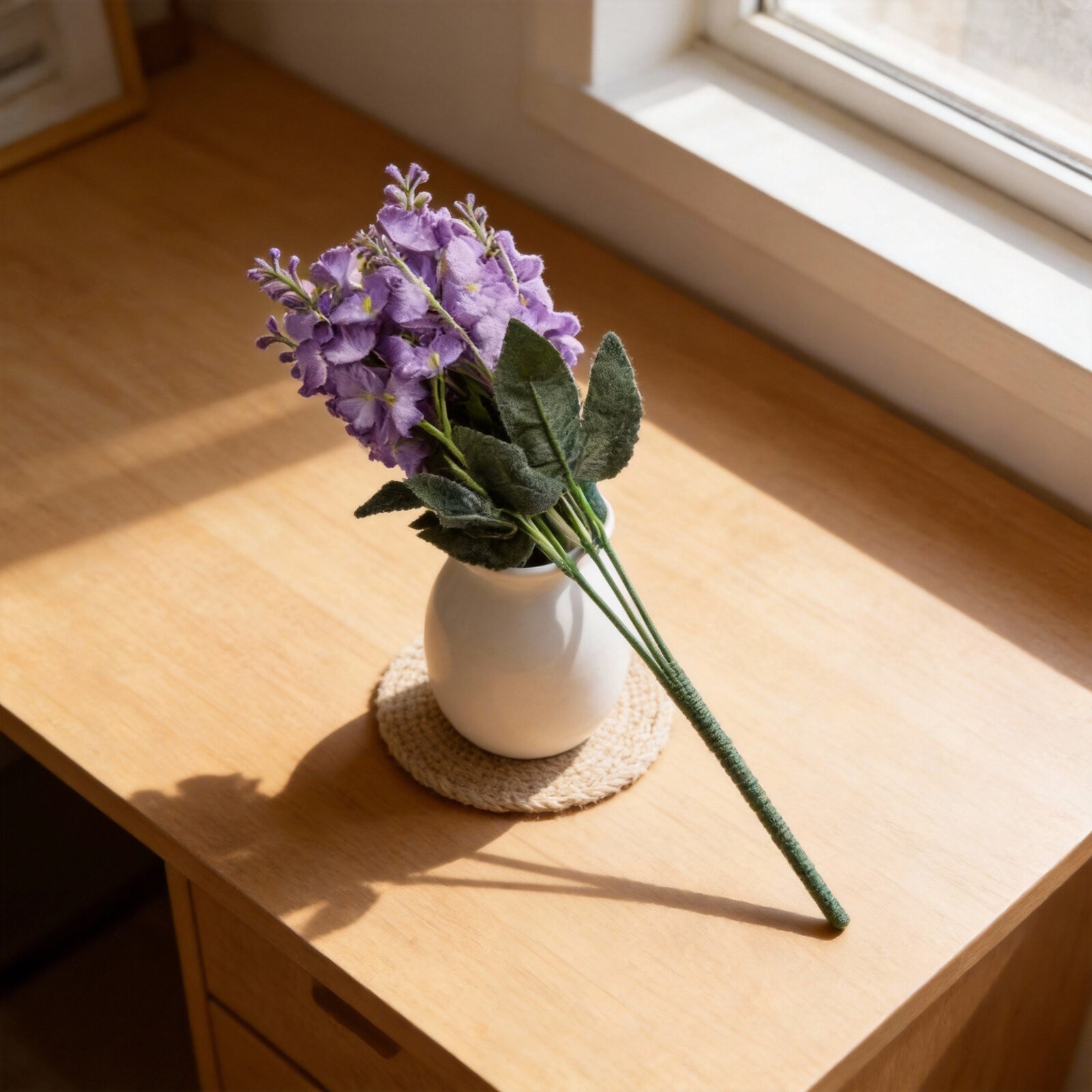 Lifelike Hyacinth Wisteria Artificial Flower for Home and Wedding Decoration