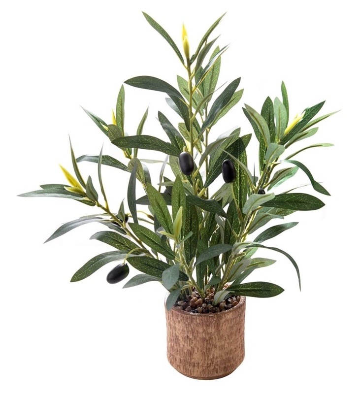 Indoor Artificial Olive Plant 12 Inch