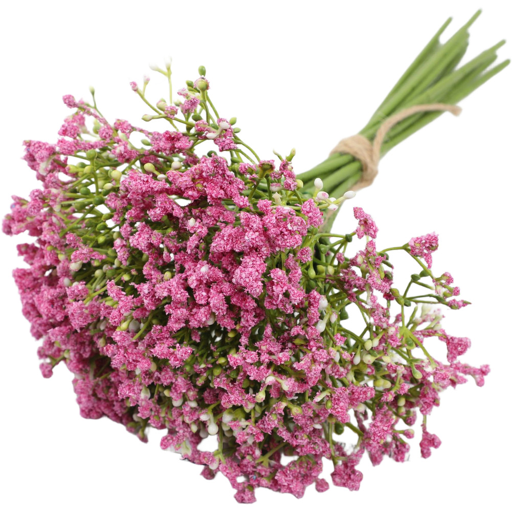 Plastic Foam Gypsophila Bouquet 12PCS for Studio Photography Home Setup