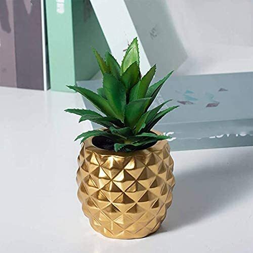Midream Pineapple Plant Ornamental, Artificial Potted Succulent