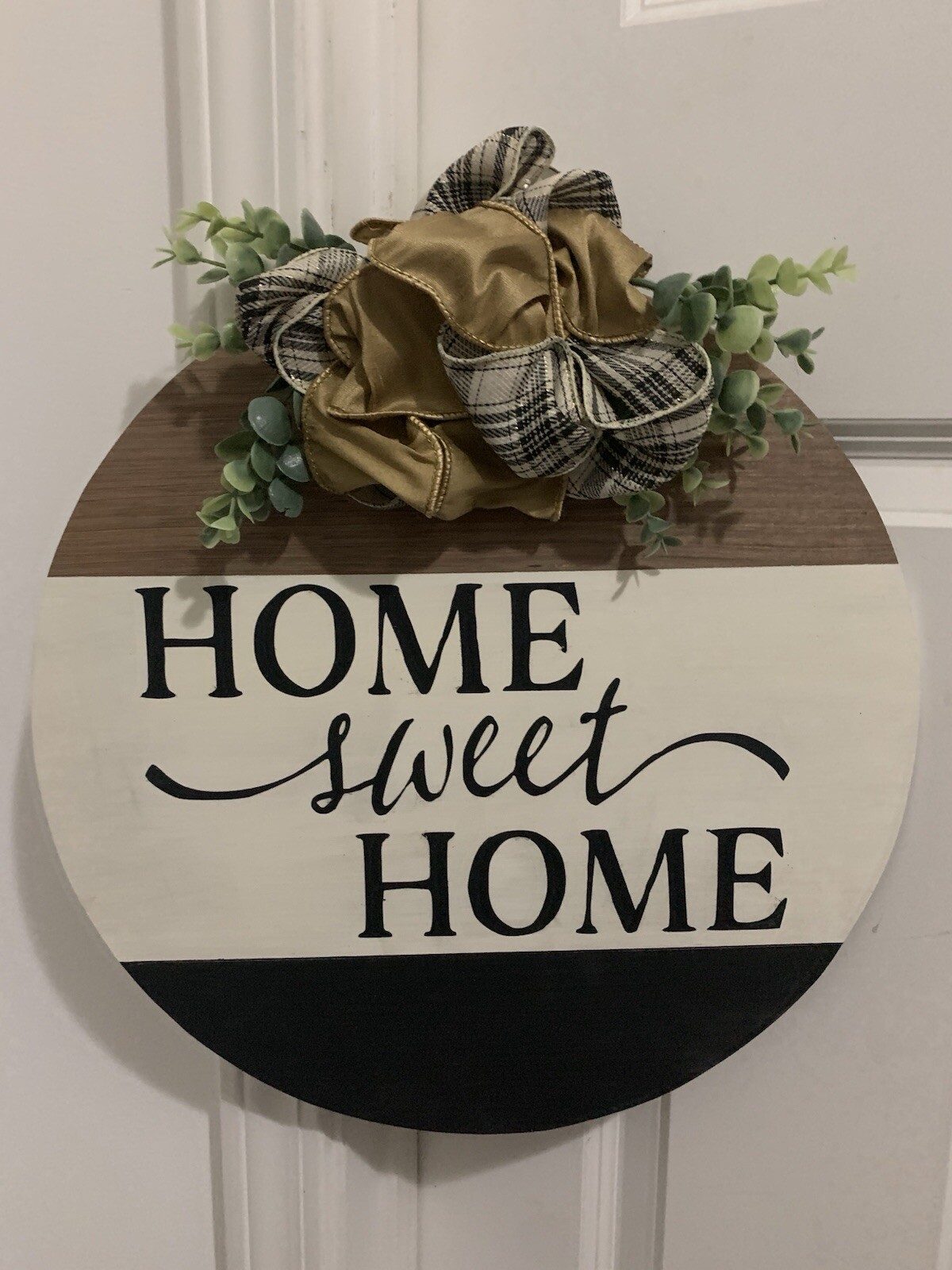 Home Sweet Home Decorative Welcome Door Wreath