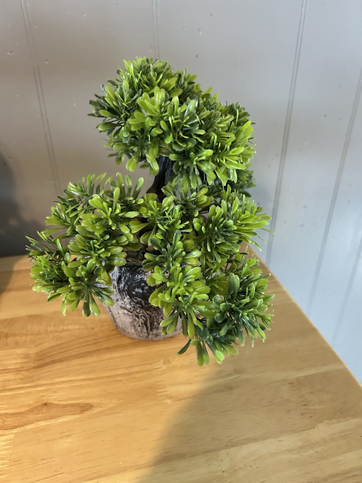 Artificial Bonsai Tree for Office Desk Potted Japanese Pine, 10×9 Inch