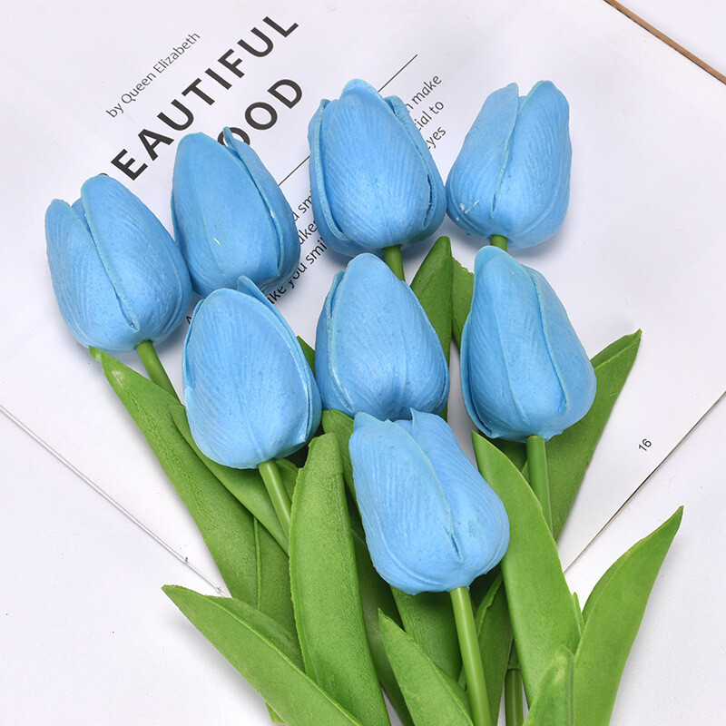 New Plastic Tulips Art Artificial Flowers For Home Decor Wedding Party Ceremony