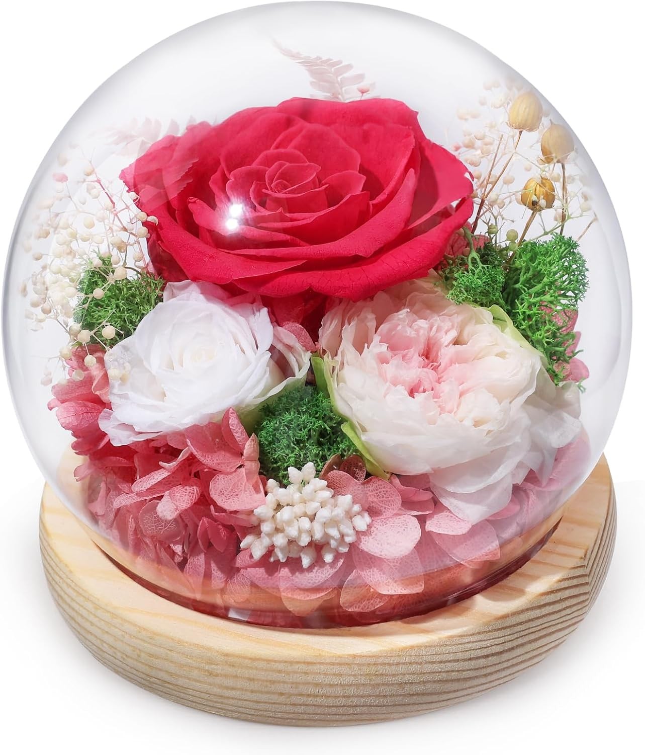 FIACO Valentines Day Gifts for Her Preserved Rose Forever Fresh Flowers for Deli