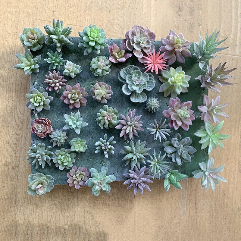 12pc Mixed Artificial Succulents Plant Fake Plants Garden Home Office Decoration