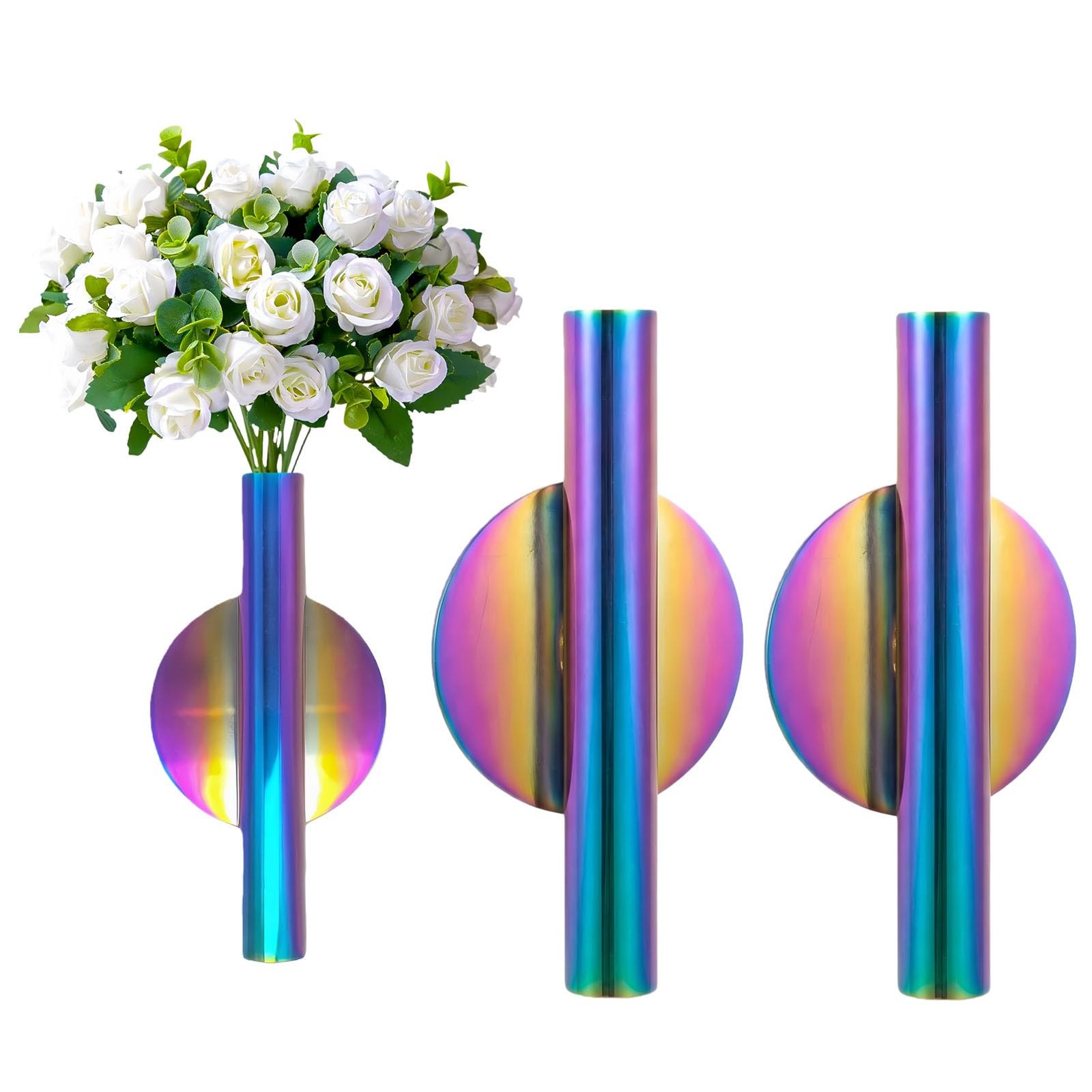 Artificial Flowers Metal Tube Decoration Holder Used to Display Faux Flowers,…