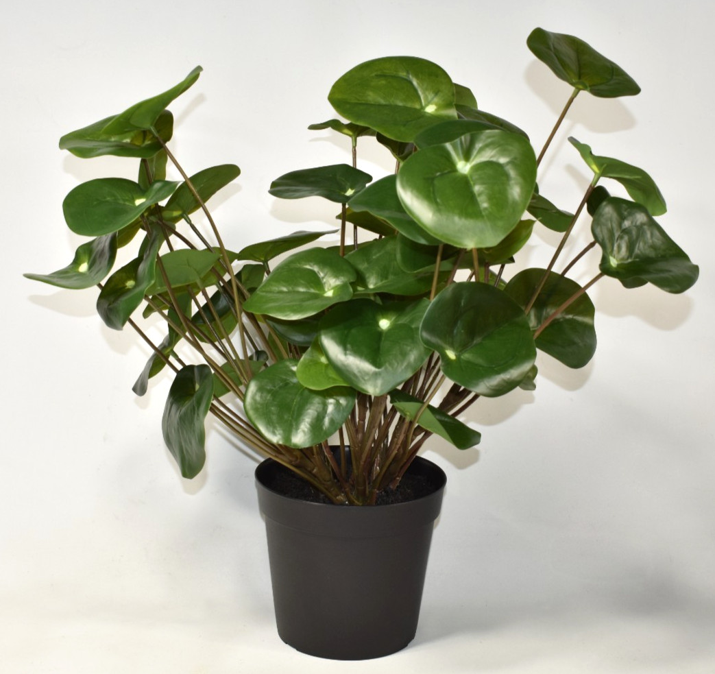 Pottery Barn Faux Elephant Ear Plant Plastic Pot Large 15″ NWOT – NO PLANTER POT