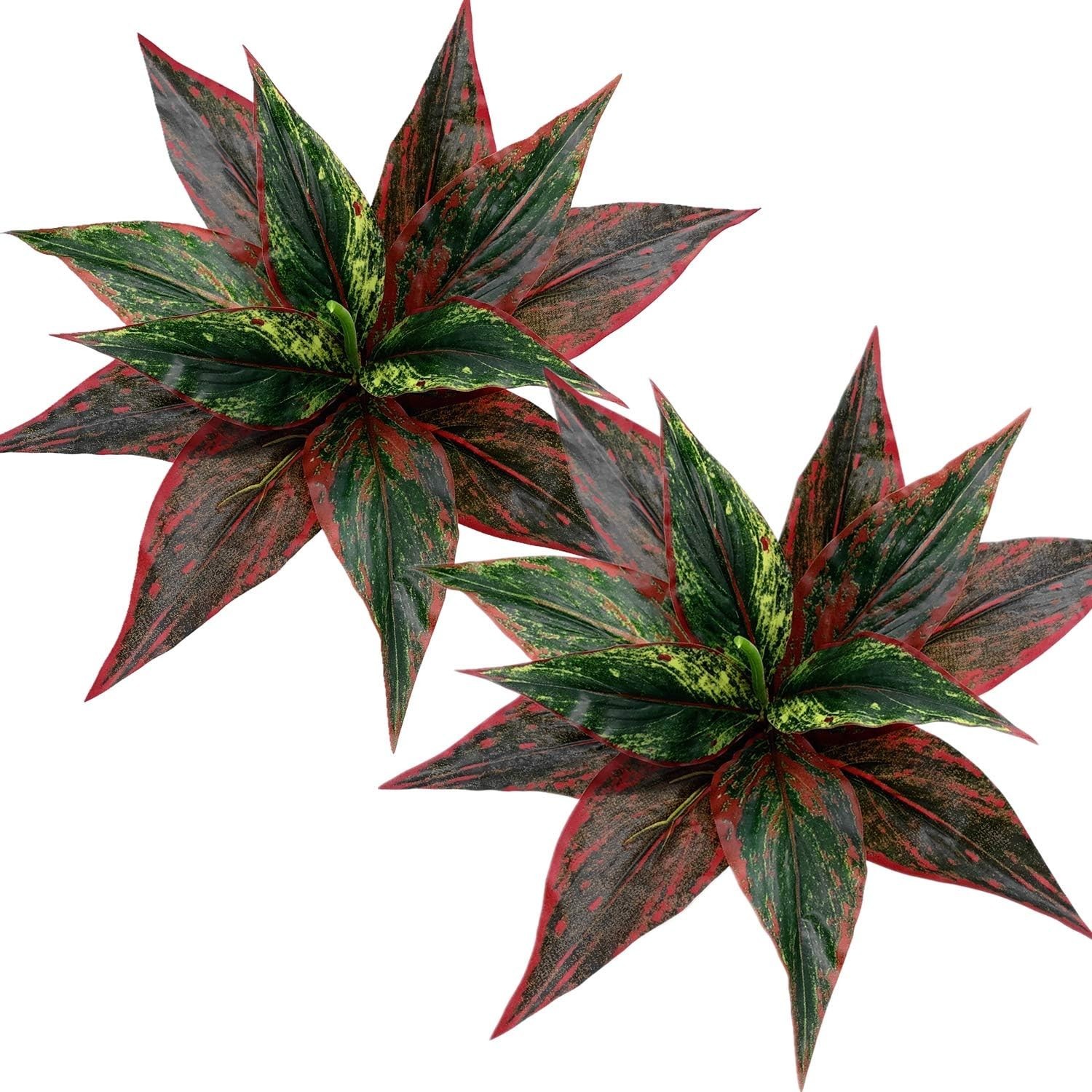 Artificial Plants 2 Pack Faux Grass Outdoor Indoor Decor Wedding Party Greene…