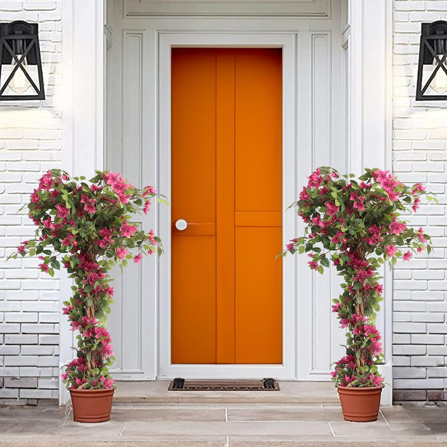 5FT Faux Bougainvillea Trees in Pot – Indoor/Outdoor Decor – 2 PCS
