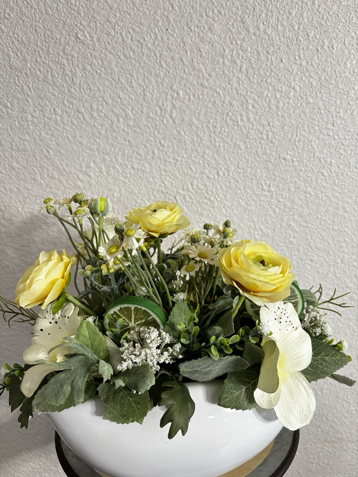 Handmade Yellow Spring Citrus Table Centerpiece