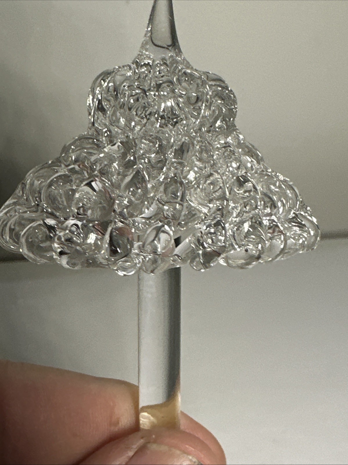 Crystal Umbrella Paperweight Figurine Desktop Tabletop 4.5”