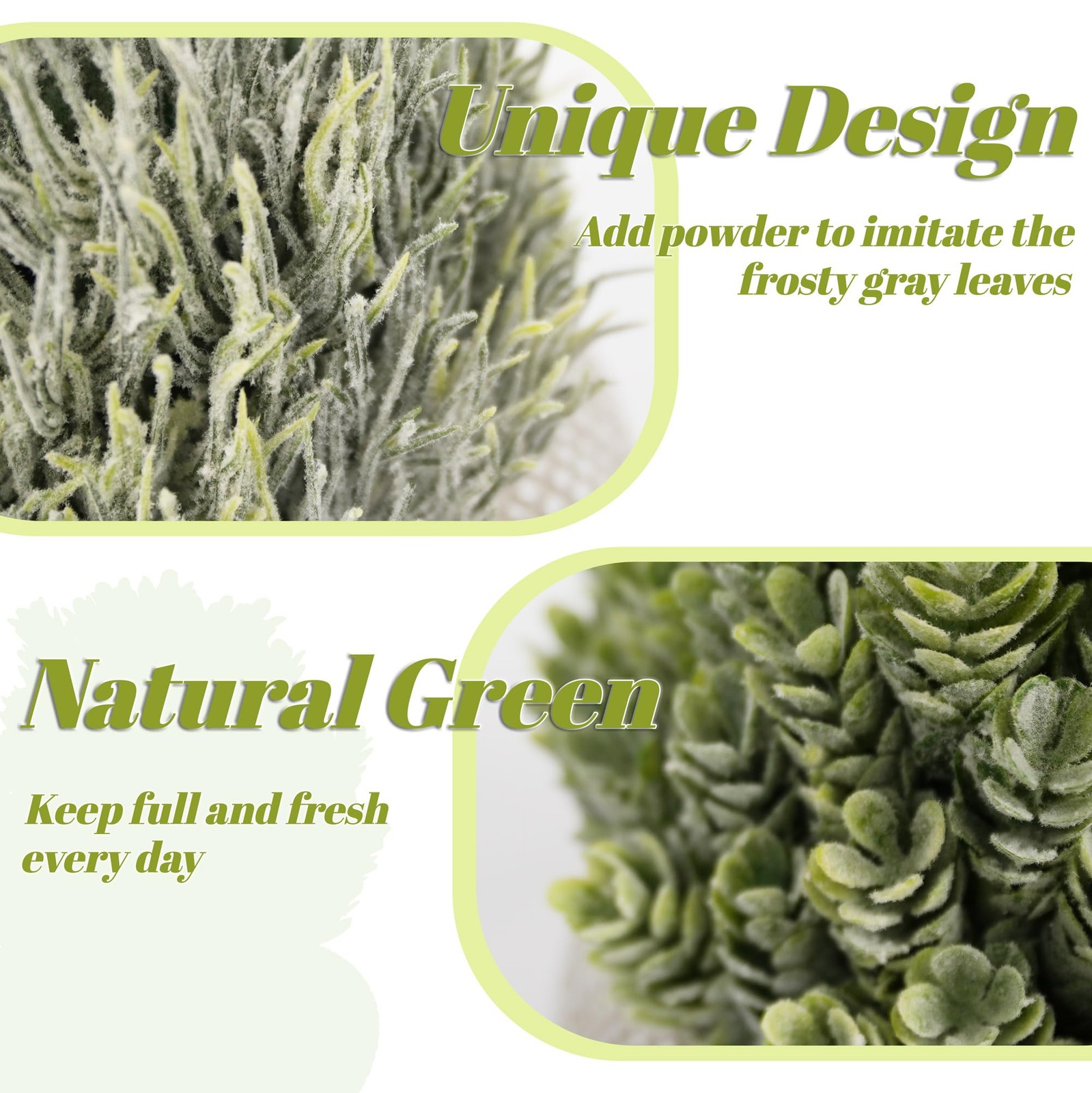 2 Pack Small Fake Plants in Cement Planter for Bathroom Decor, 6.1/5.7 Inch A…