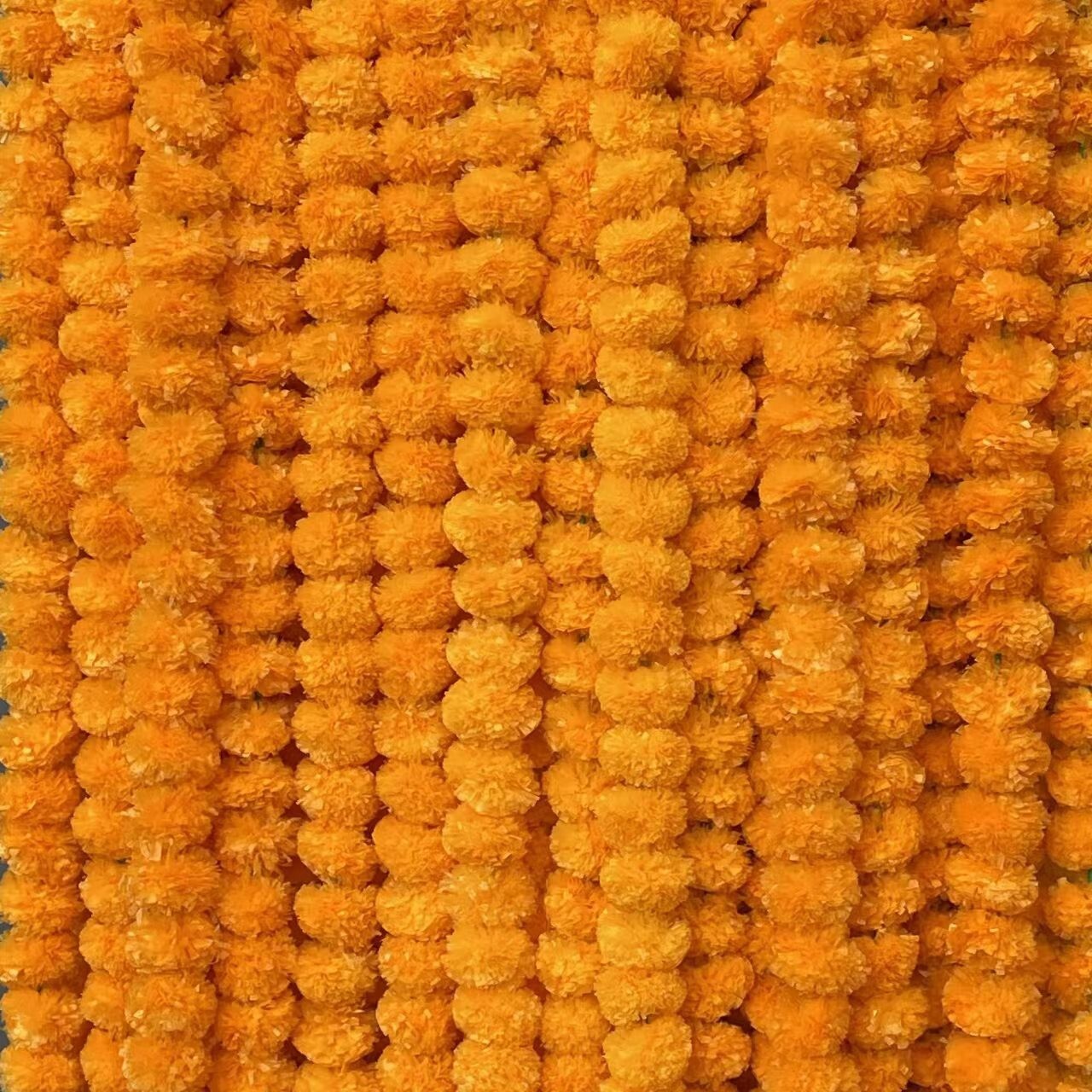 Marigold Garland,Indian/American Wedding Party Mantle Decoration,Diwali Decorati