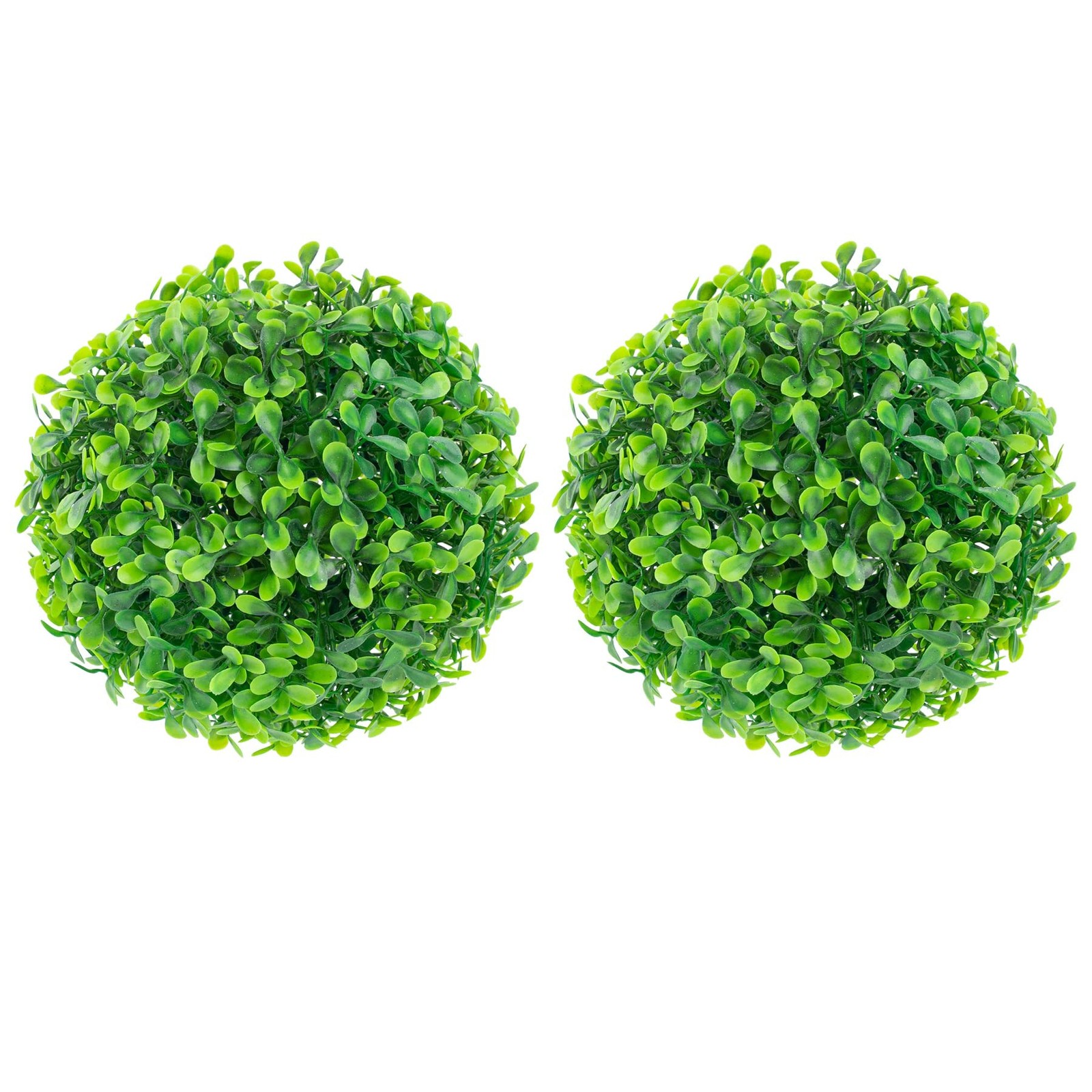 2 PCS Artificial Plant Topiary Ball Decorative Faux Balls Wedding Home Decor