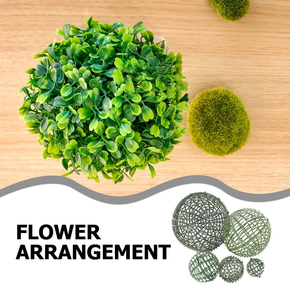 5 Pcs Flower Arrangement Ball Inner Liner Plant Support Frame Cage