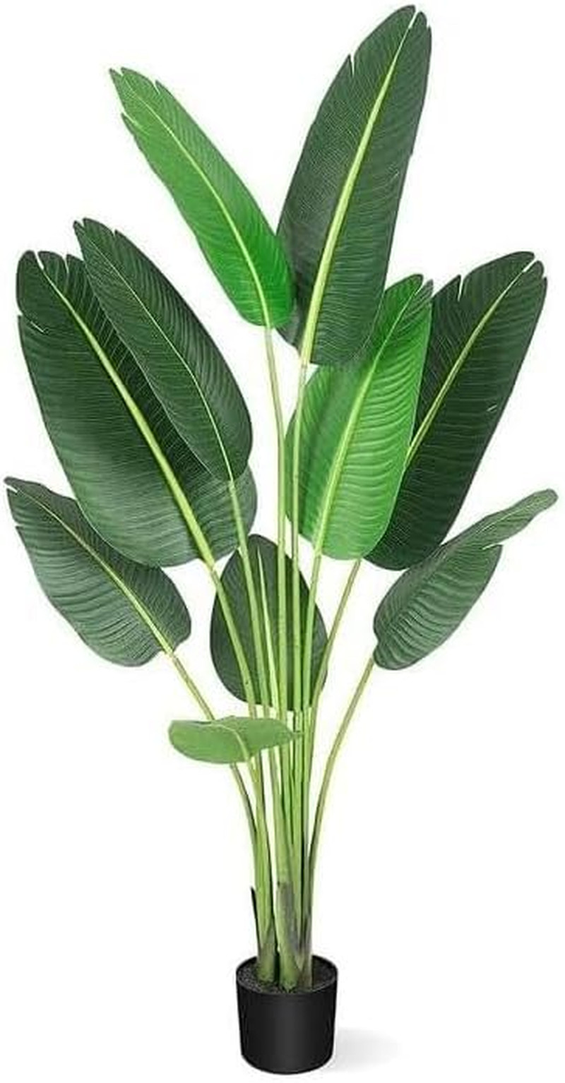 4.5 Ft Artificial Tree Bird of Paradise Artificial Plant for Home Decor Indoor O