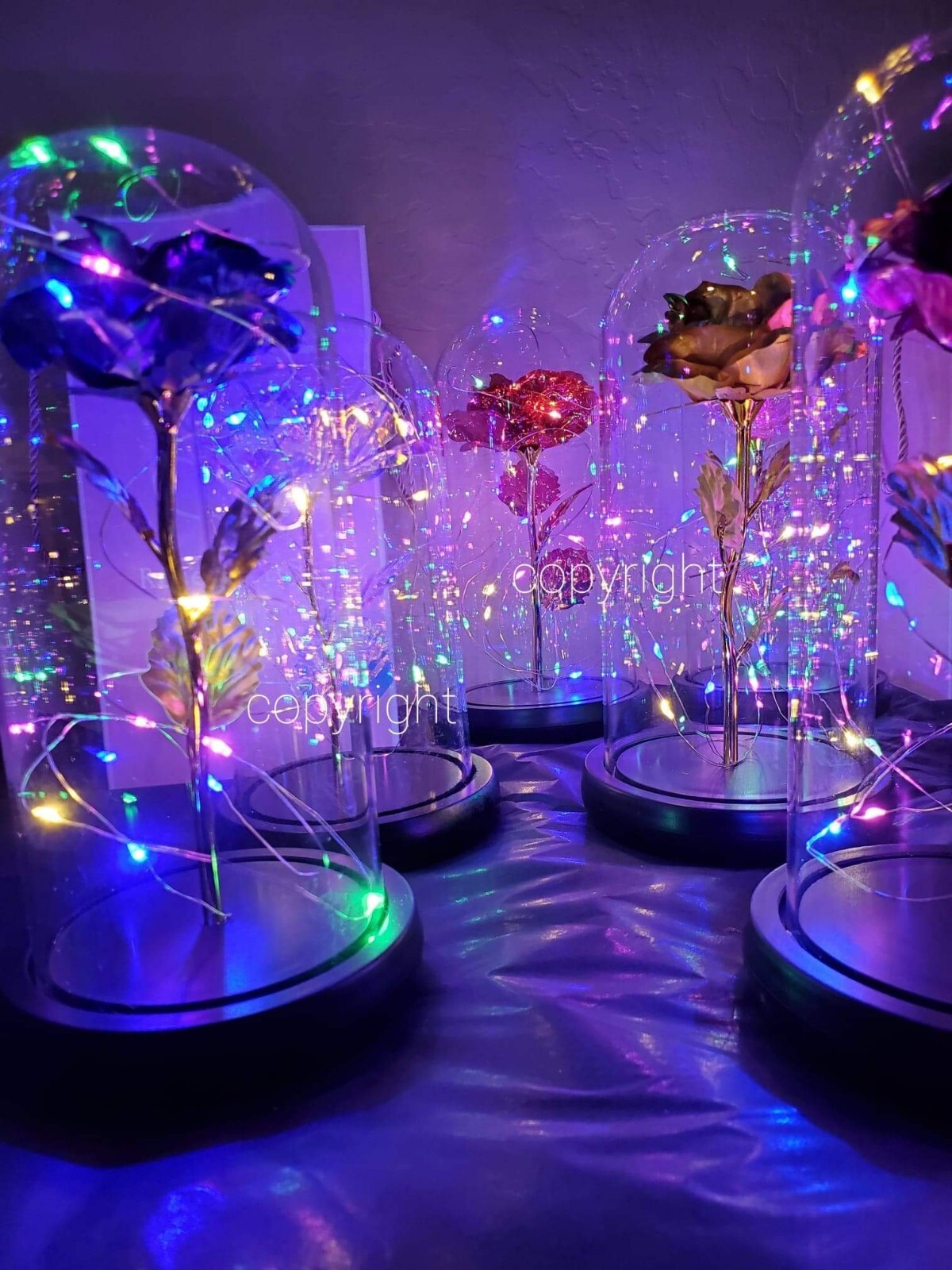 Eternal Rose Flower LED Enchanted Galaxy Rose Girlfriend Valentine’s Gift