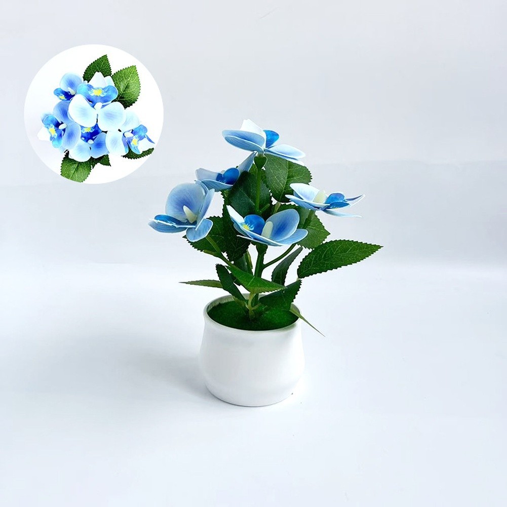Potted Artificial Phalaenopsis Orchids 5 Piece Nordic Style Arrangement