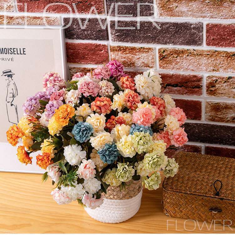 1-5Bundles Artificial Flowers Bouquet Fake Plant Bunch Wedding Party Home Decor