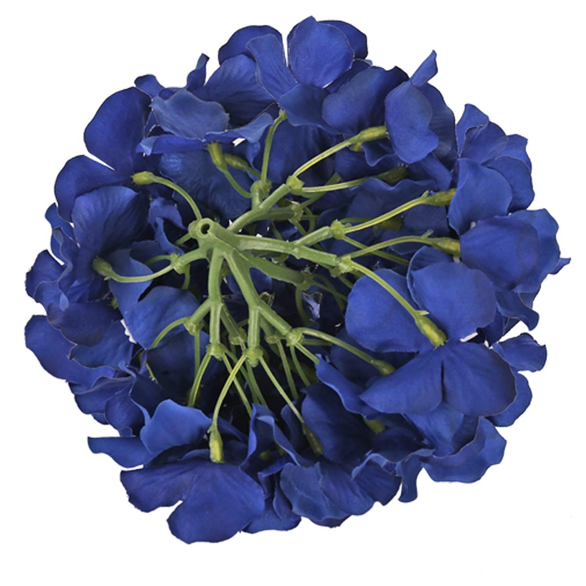 Flojery Silk Hydrangea Heads Artificial Flowers Heads with Stems for Home Wed…