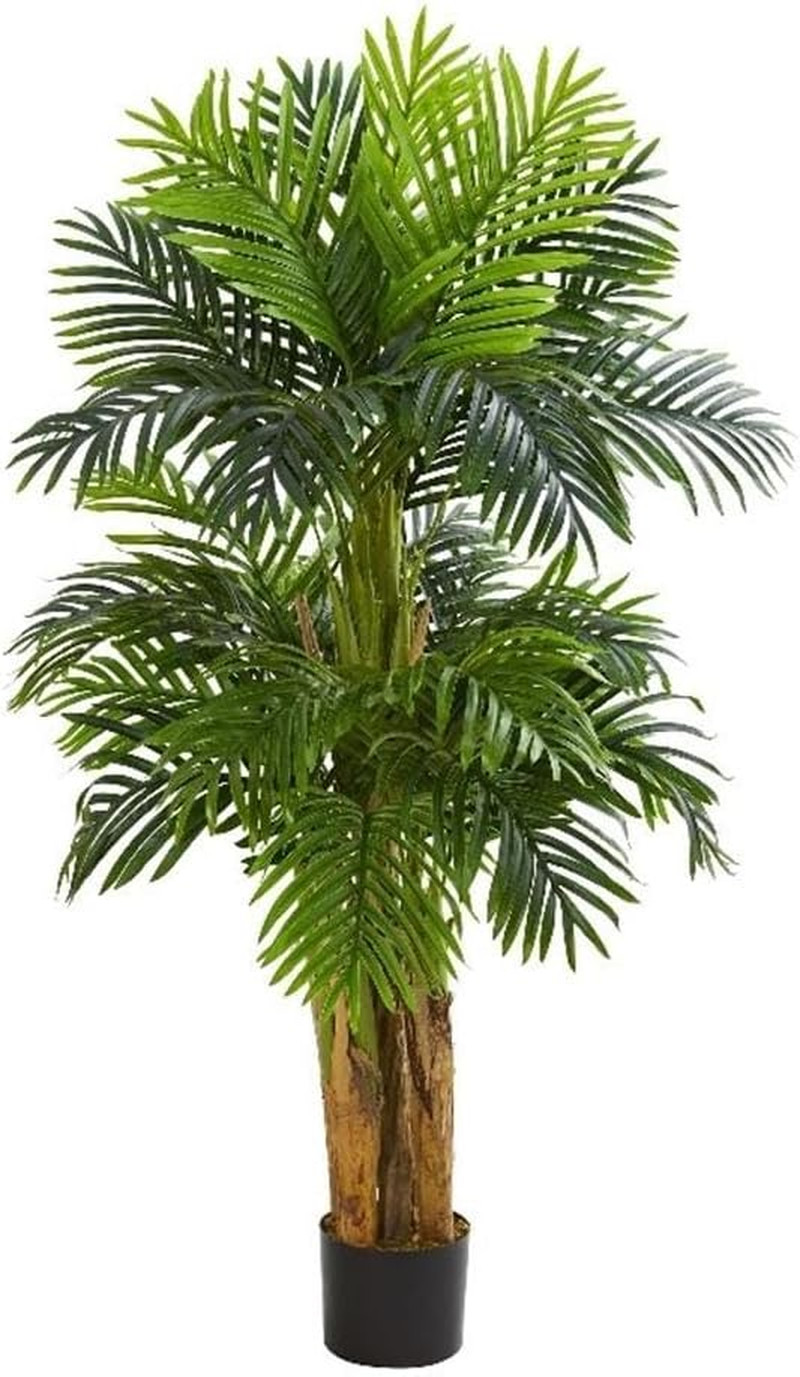 Realistic 5Ft Triple Areca Palm Artificial Tree for Home or Office Decor
