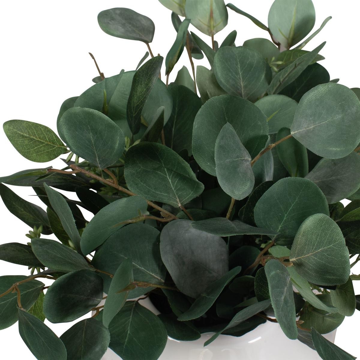Uttermost 60257 Essence Eucalyptus Gloss White and Green Accent & Vase