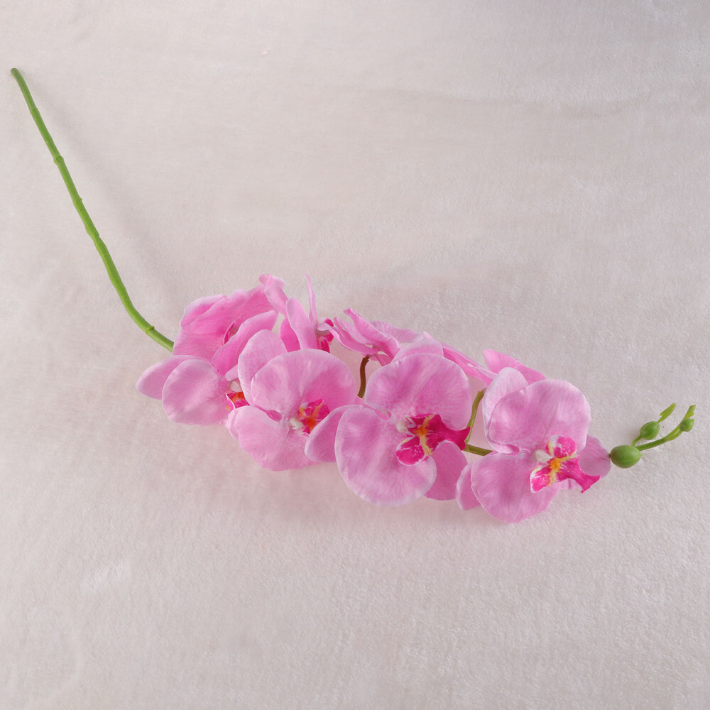Artificial Plants Flower Arrangements Orchid Faux Stem Touch
