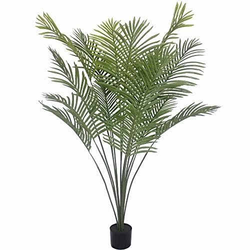 SOFTFLAME 5FT ARECA PALM ARTIFICIAL TREE REAL TOUCH 850169 GREEN/BLACK