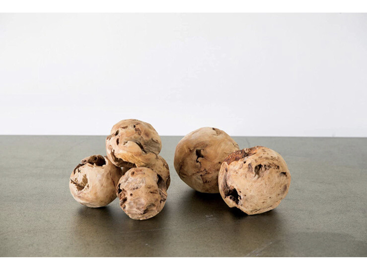 Ballard Designs Home Decor – Fir Root Orb Bowl Filler NEW