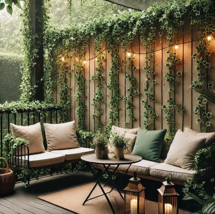 Faux Ivy Garland 12PCS 84FT Artificial Hanging Vine Wall Decor for Home Garden