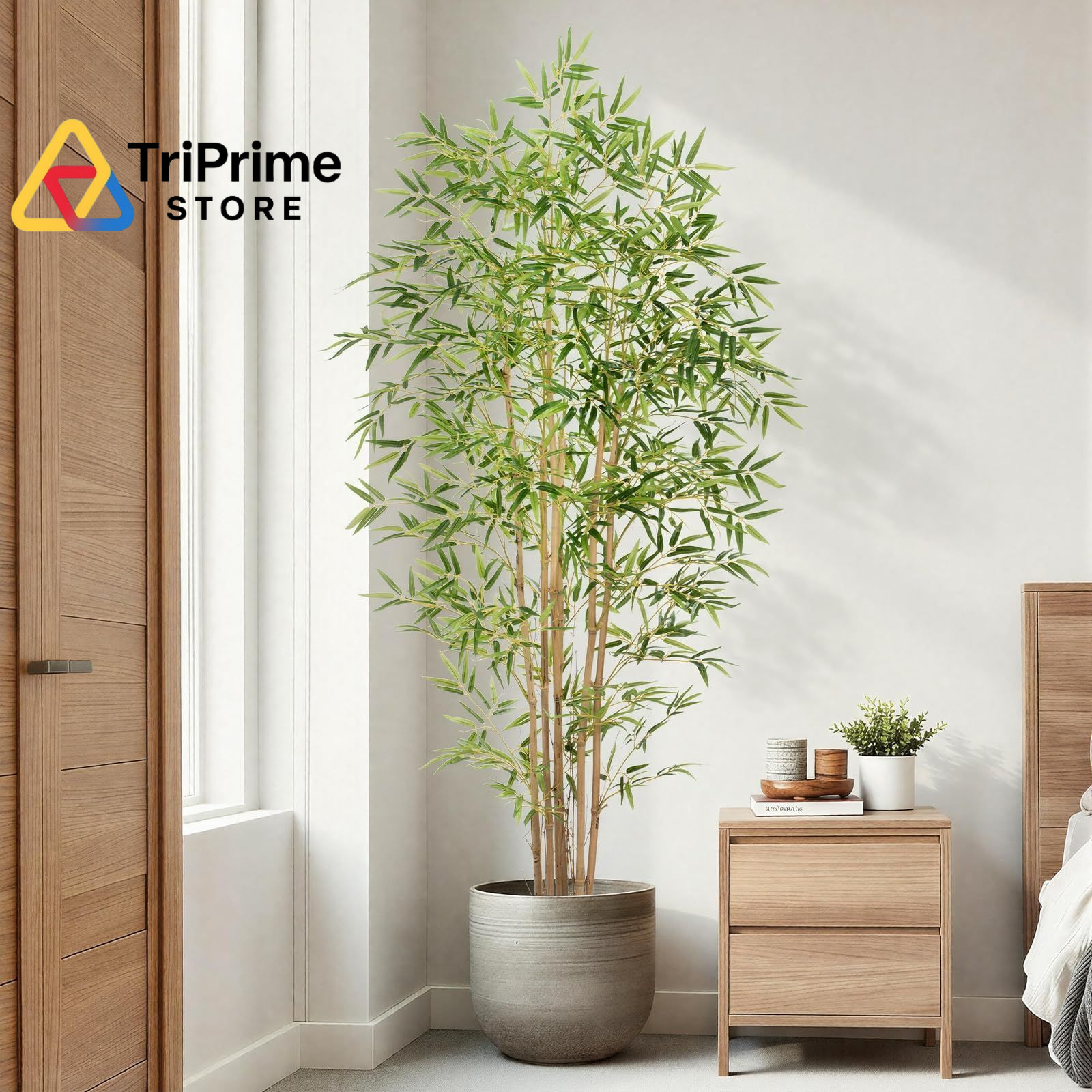 Keeplush Artificial Bamboo Tree, Fake Plant 6FT 6ft, Bamboo-3 Sticks