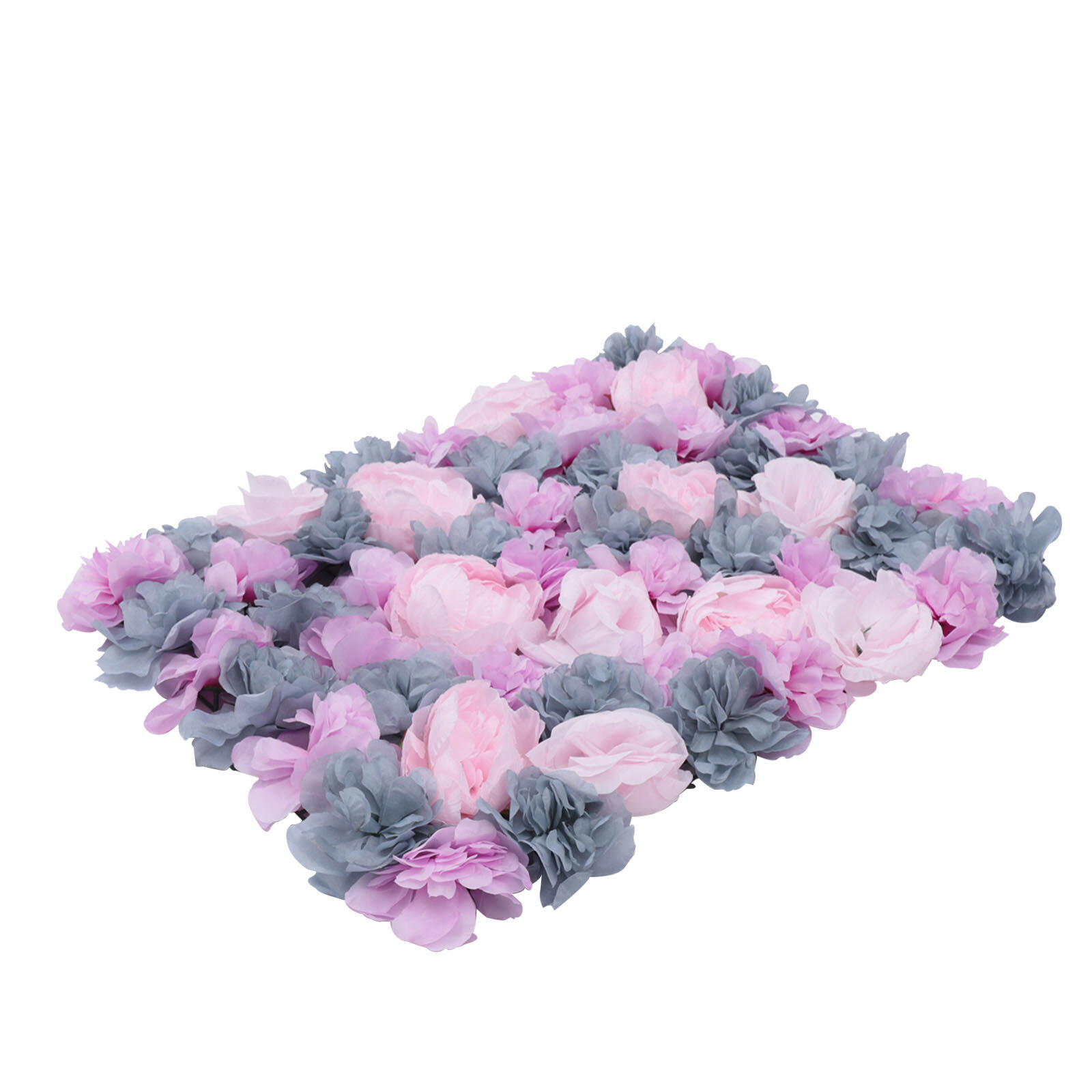 24X16in 6pcs Artificial Flower Walls, Wall Flower Silk Rose for Wedding,Party