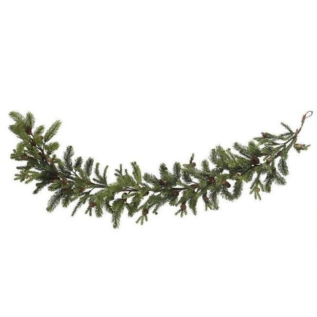 Nearly Natural 4918 Artificial 60″ Pine & Pinecones Garland