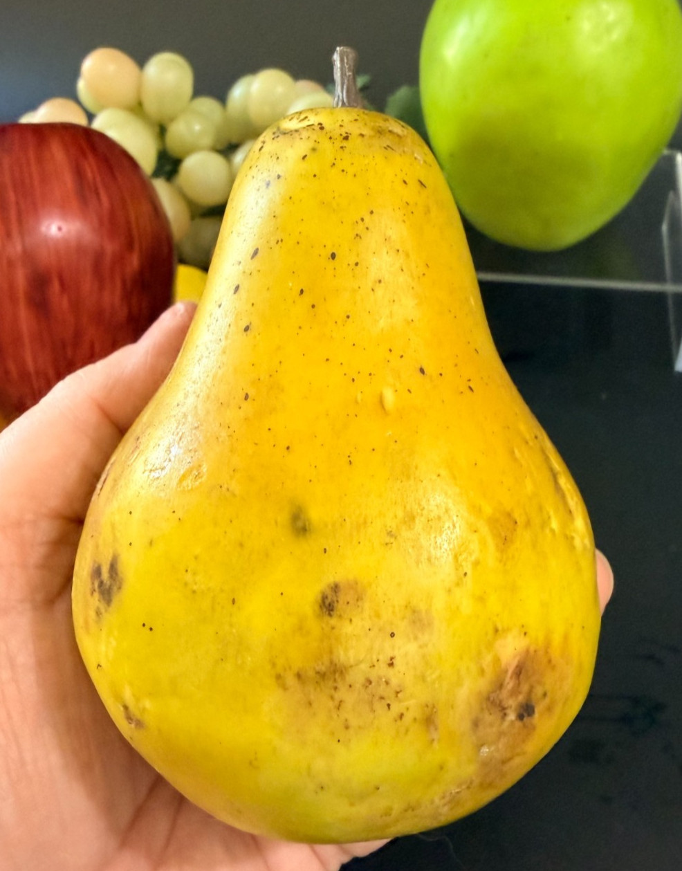 Modern Decorative Faux Fruit Set Realistic Kitchen Table Centerpiece Bowl Filler