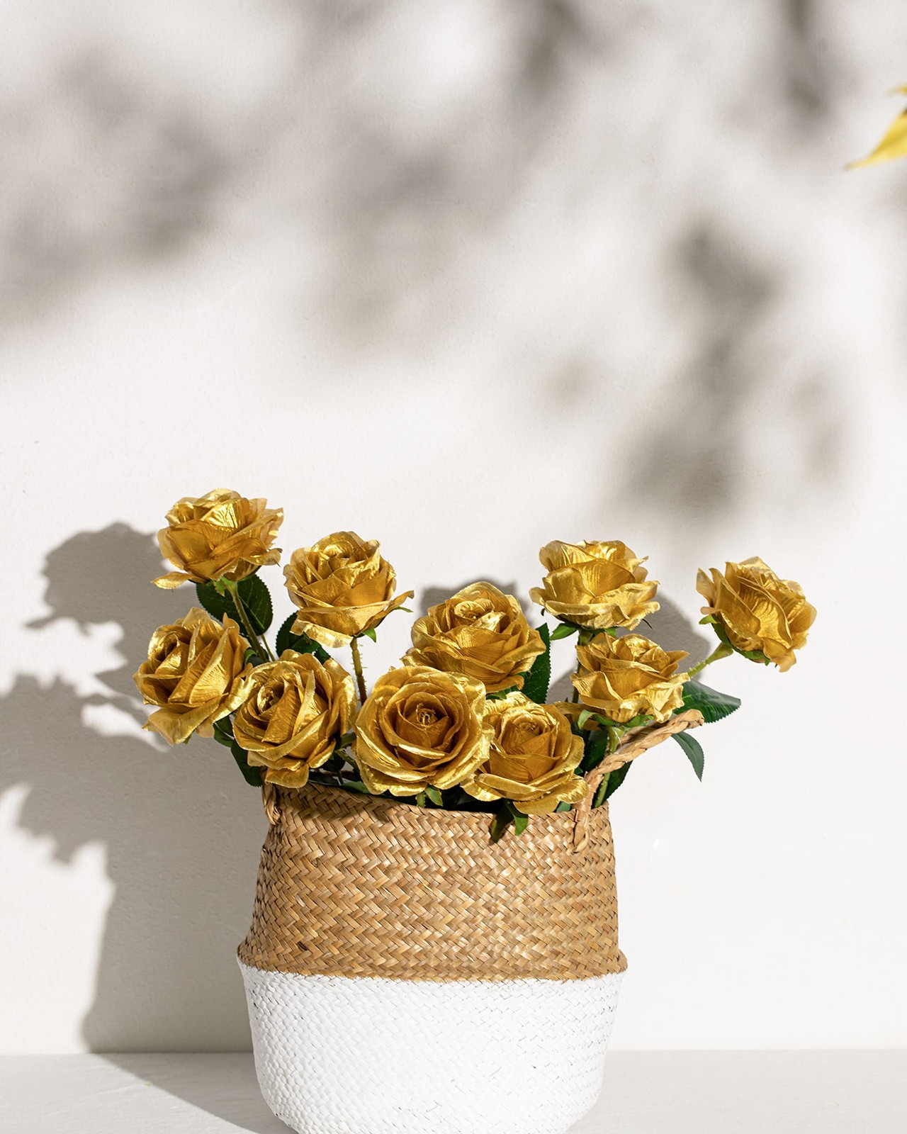 10pcs Silk Roses Artificial Flowers Fake Rose for Arrangement Wedding Party H…