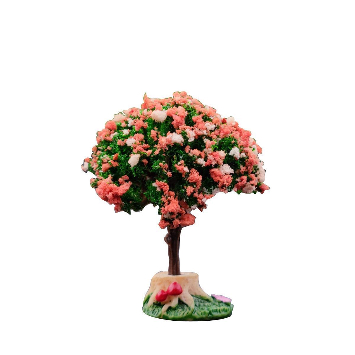 Car Decoration Simulation Flower Tree Accessories, A Variety of Mini Love Tree