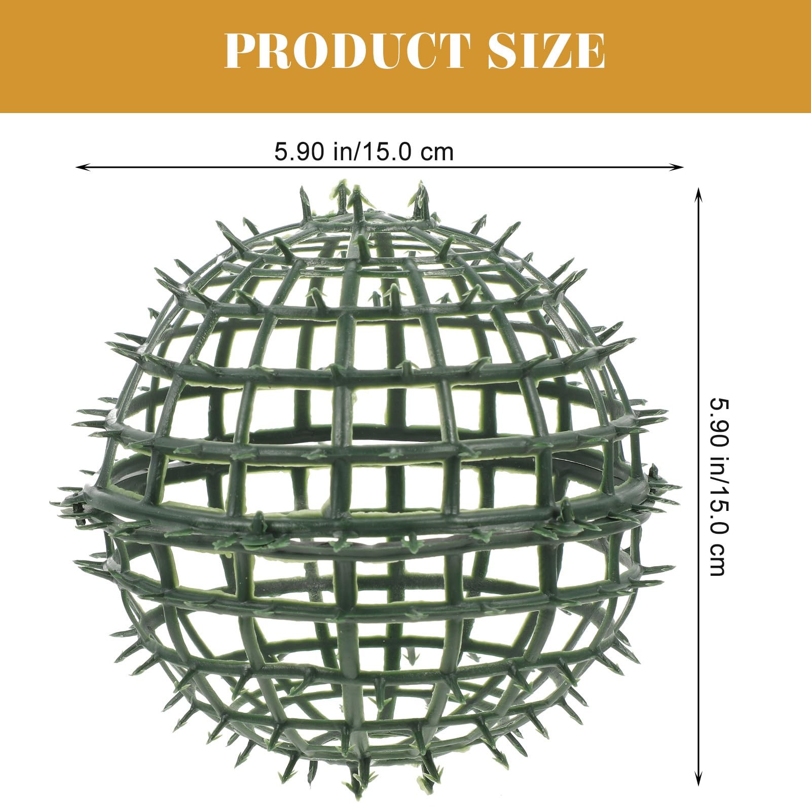 Artificial Plant Topiary 6Pcs Grass Rack 5.90 Inch Faux Green Frame Rack for …