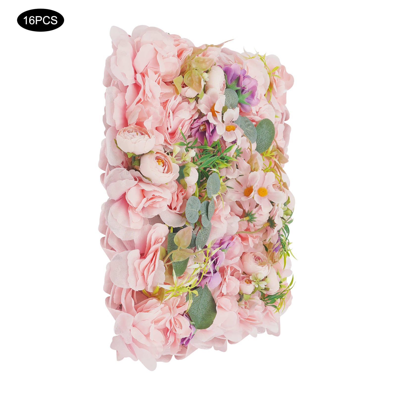 Artificial Flower Wall Panels, 16 PCS Flower Wall Panels Wall Decoration