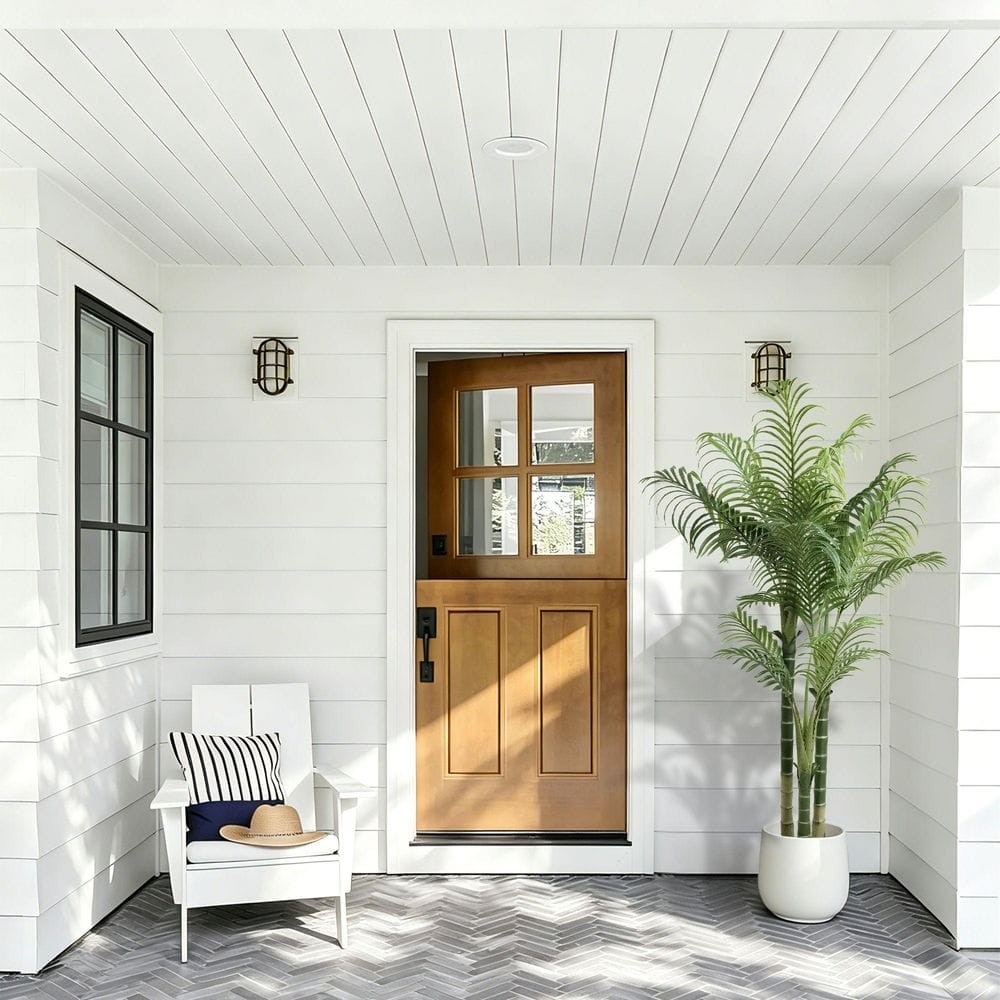 6 Ft. Artificial Palm Trees White Planter Indoor Outdoor Patio Office Home Decor