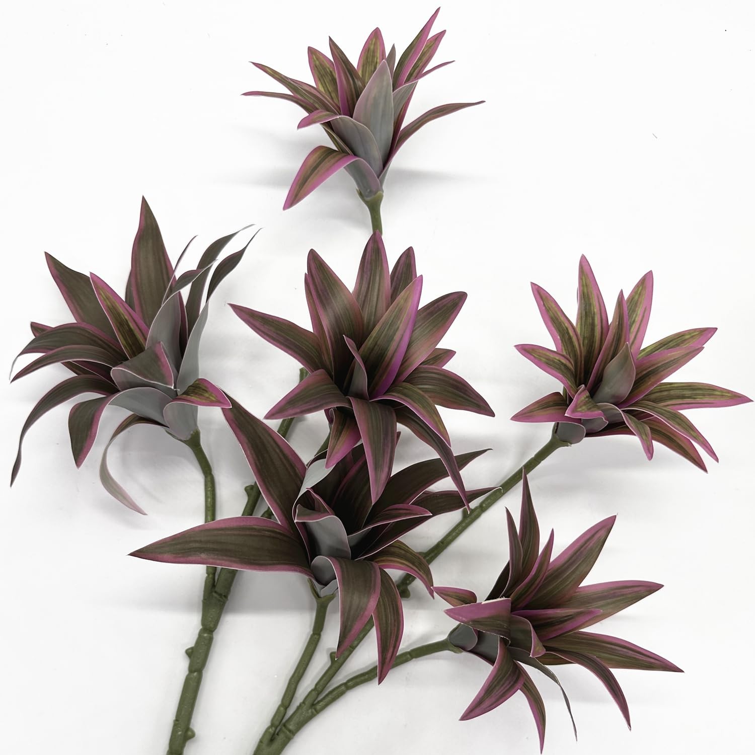 Artificial Plants, Fake Dracaena Plant Indoor Outdoor Bonsai Decor Faux Green…