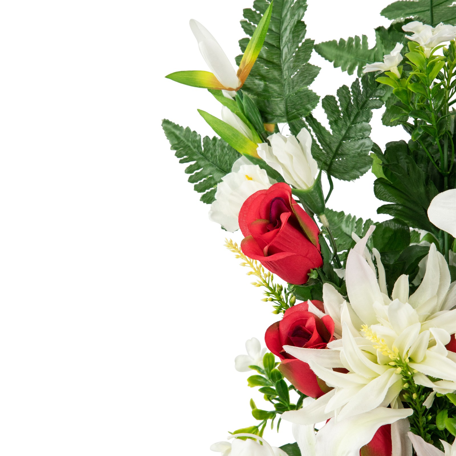 Allstate 26″ Dahlia, Lily and Rose Artificial Silk Floral Half Bouquet