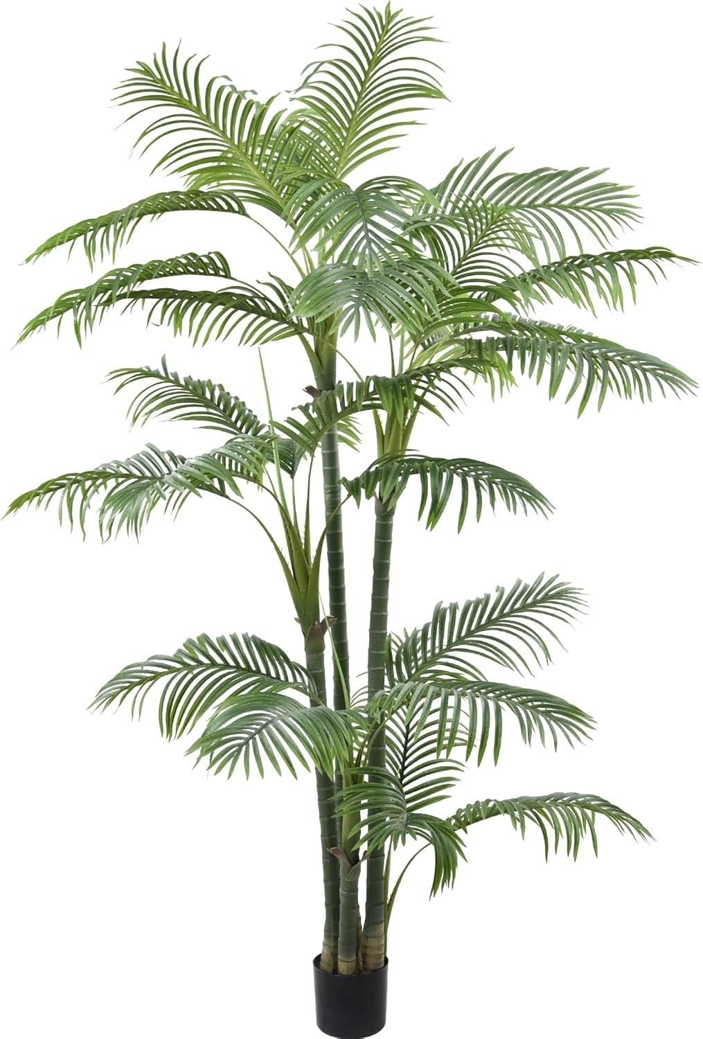 7Ft Artificial Palm Tree with Realistic Leaves for Home and Office Decor
