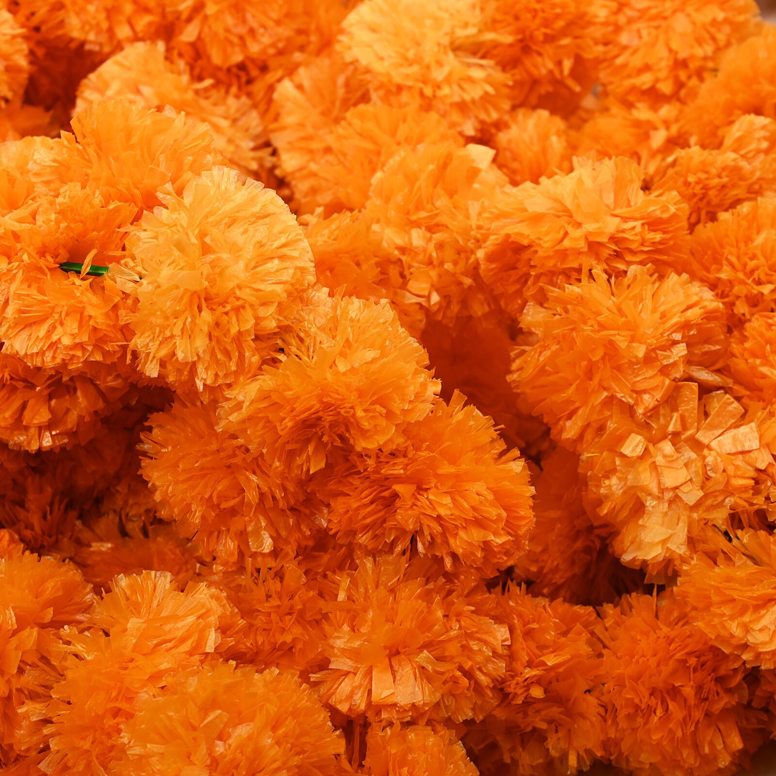 Wholesale Lot Artificial Marigold Flower Garlands Diwali Home Garden Decoration