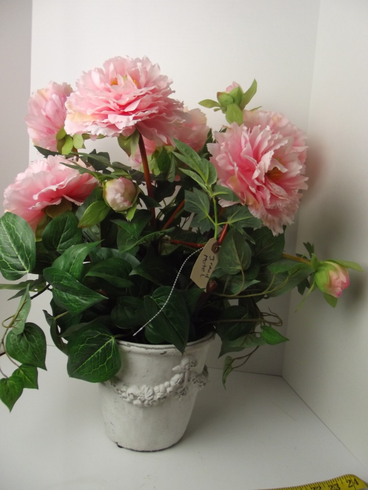 Disney Peony Peonies Disneyland Grand Hotel Artificial Silk Fake Flowers